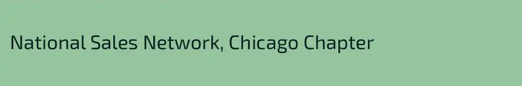 National Sales Network, Chicago Chapter